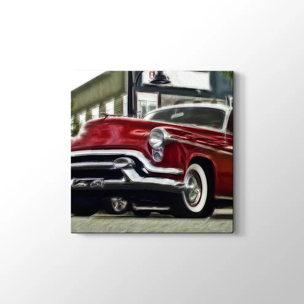 1953 Oldsmobile Super 88 Kanvas Tablo