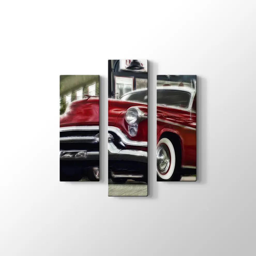 1953 Oldsmobile Super 88 Kanvas Tablo