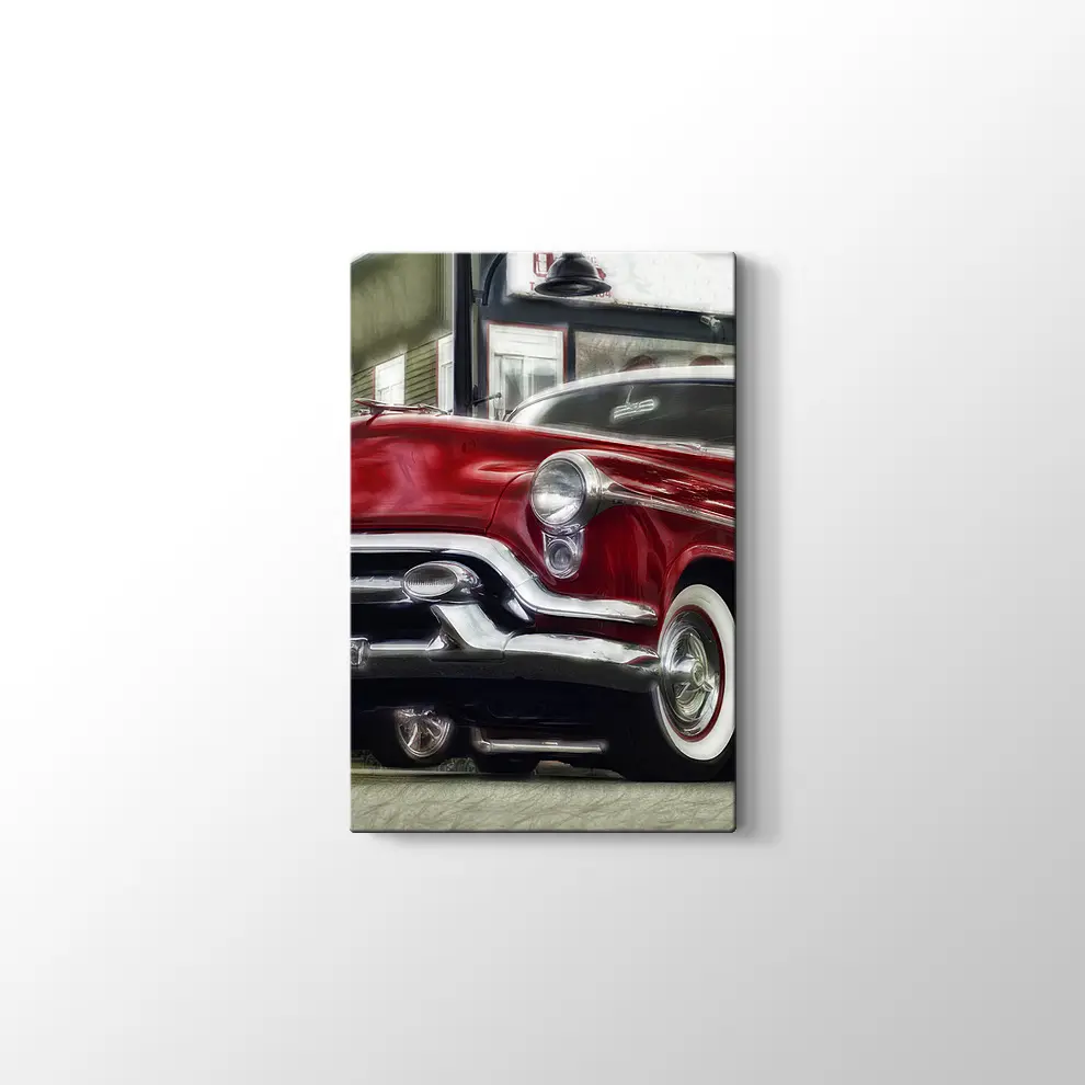 1953 Oldsmobile Super 88 Kanvas Tablo
