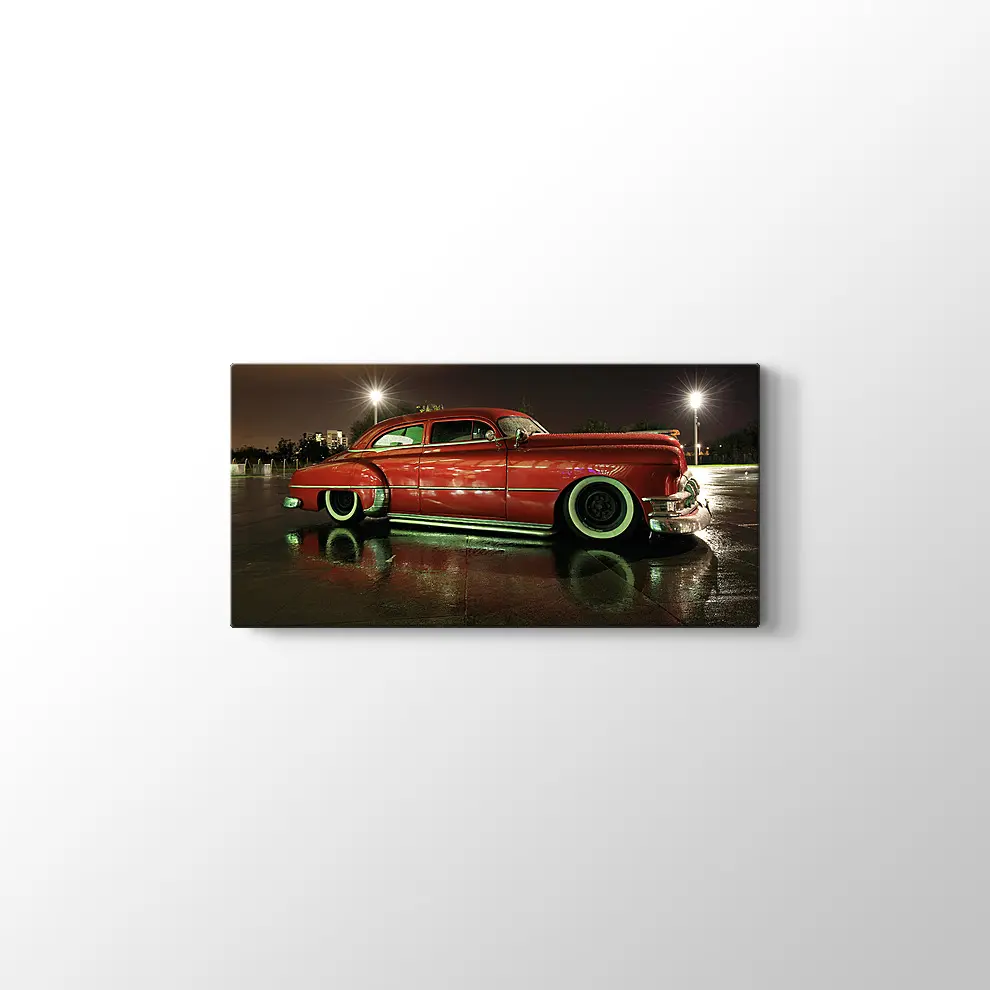 1950 Pontiac Silver Streak Kanvas Tablo