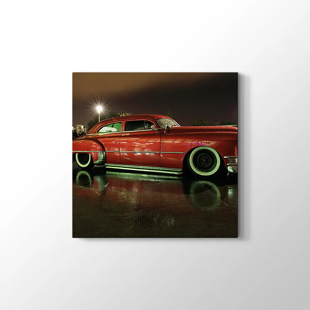 1950 Pontiac Silver Streak Kanvas Tablo