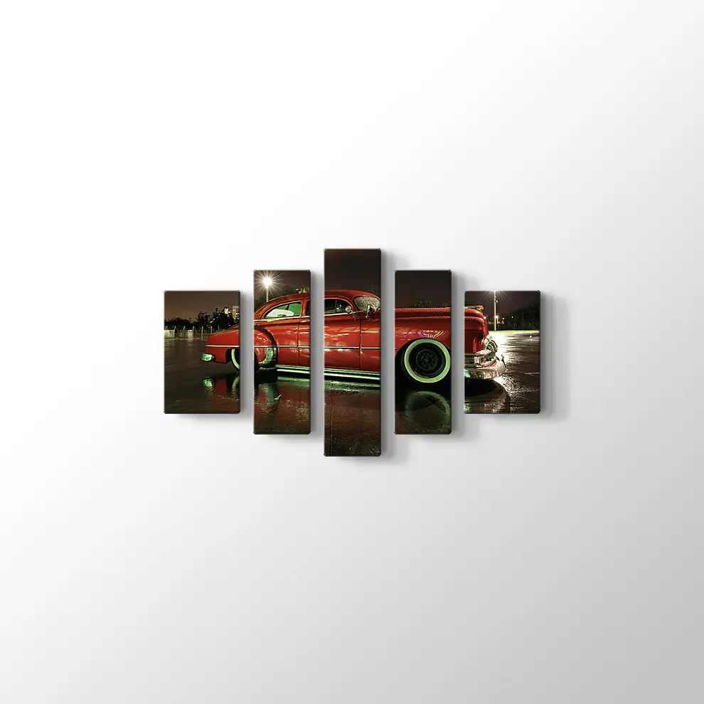 1950 Pontiac Silver Streak Kanvas Tablo