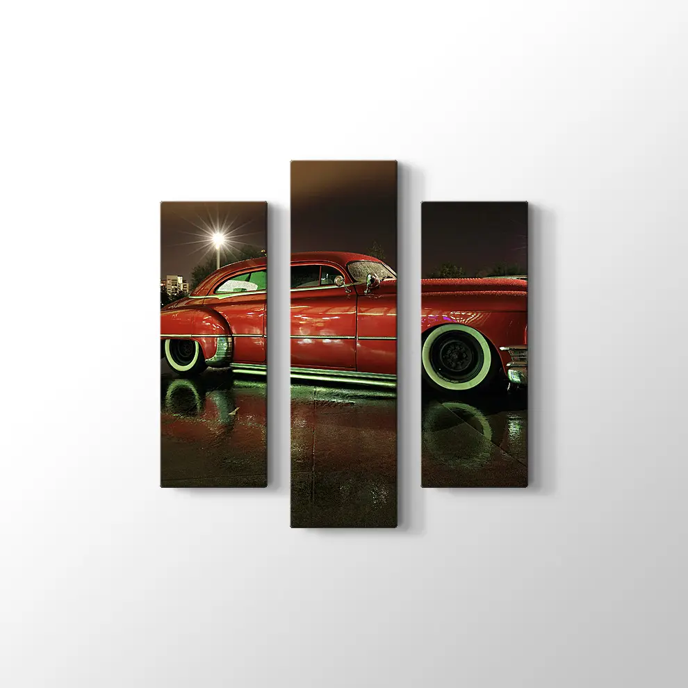 1950 Pontiac Silver Streak Kanvas Tablo