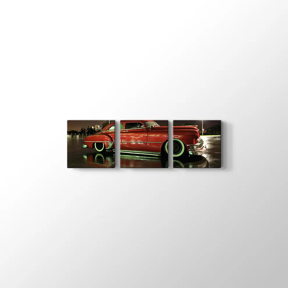 1950 Pontiac Silver Streak Kanvas Tablo