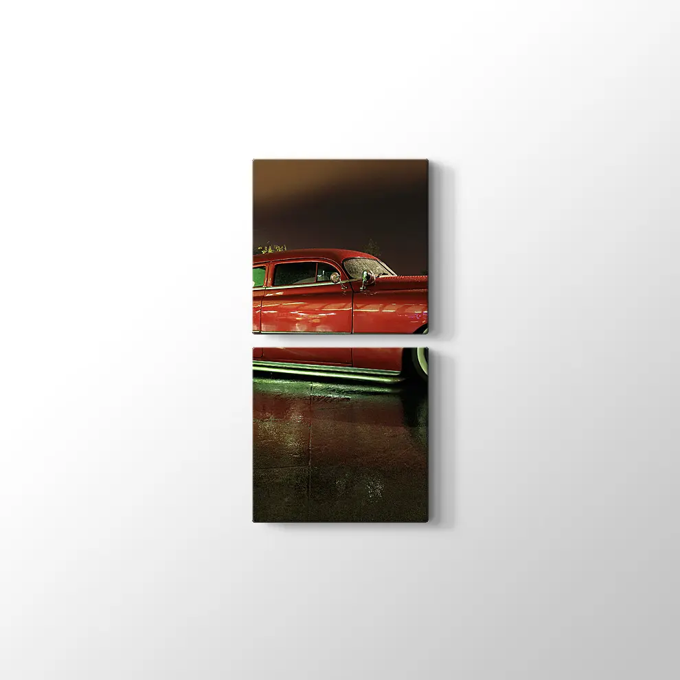 1950 Pontiac Silver Streak Kanvas Tablo