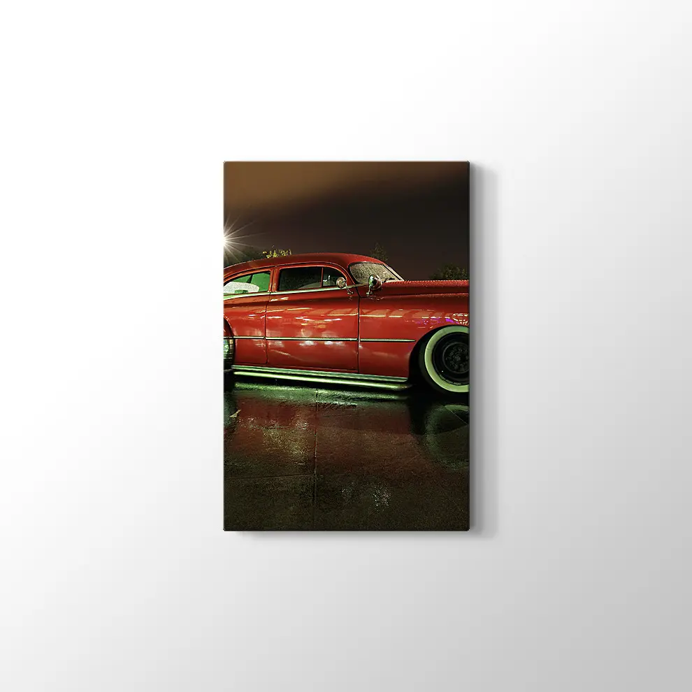 1950 Pontiac Silver Streak Kanvas Tablo