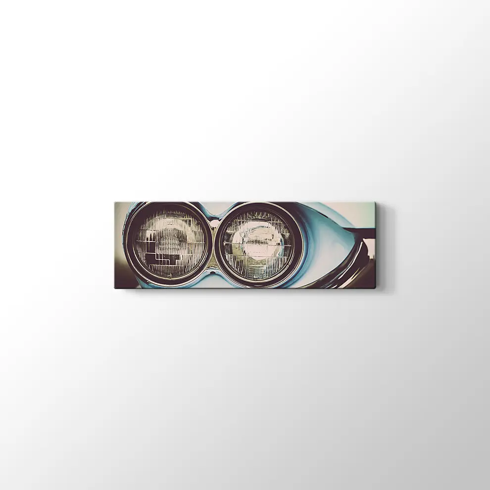 Açık Mavi Ford 1964 Thunderbird Kanvas Tablo