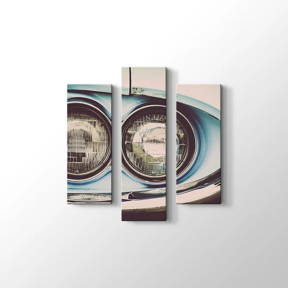 Açık Mavi Ford 1964 Thunderbird Kanvas Tablo