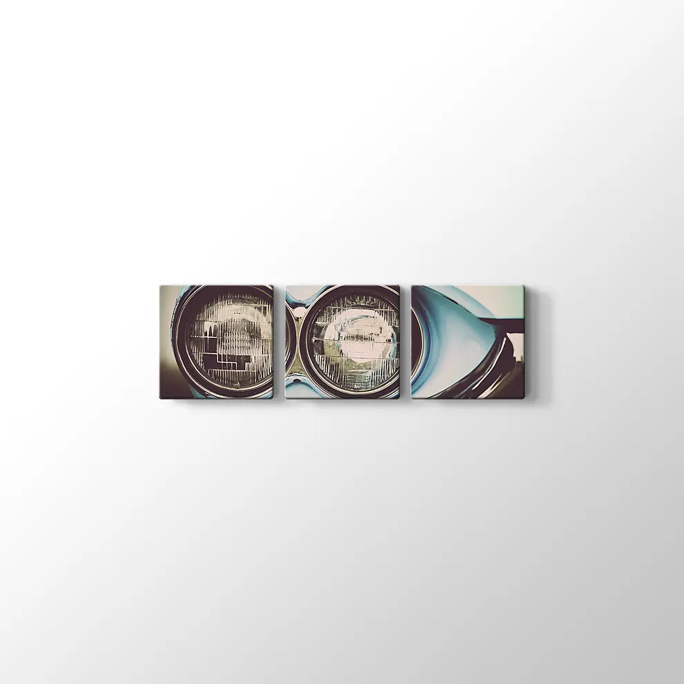 Açık Mavi Ford 1964 Thunderbird Kanvas Tablo