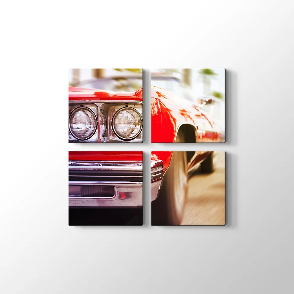 1974 Chevrolet Impala Sport Sedan Kanvas Tablo