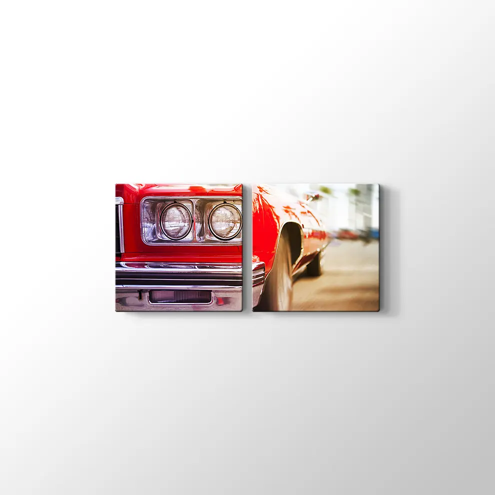 1974 Chevrolet Impala Sport Sedan Kanvas Tablo