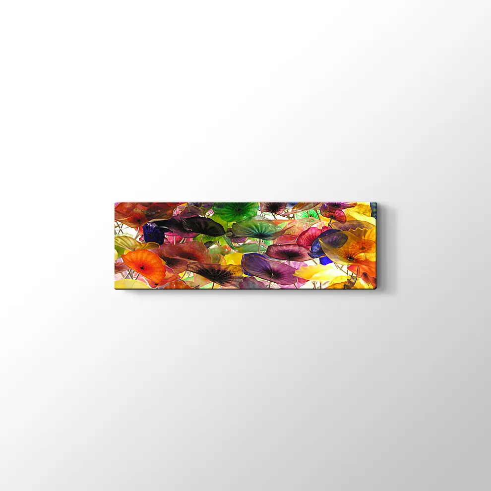 Suluboya Çiçekler Kanvas Tablo