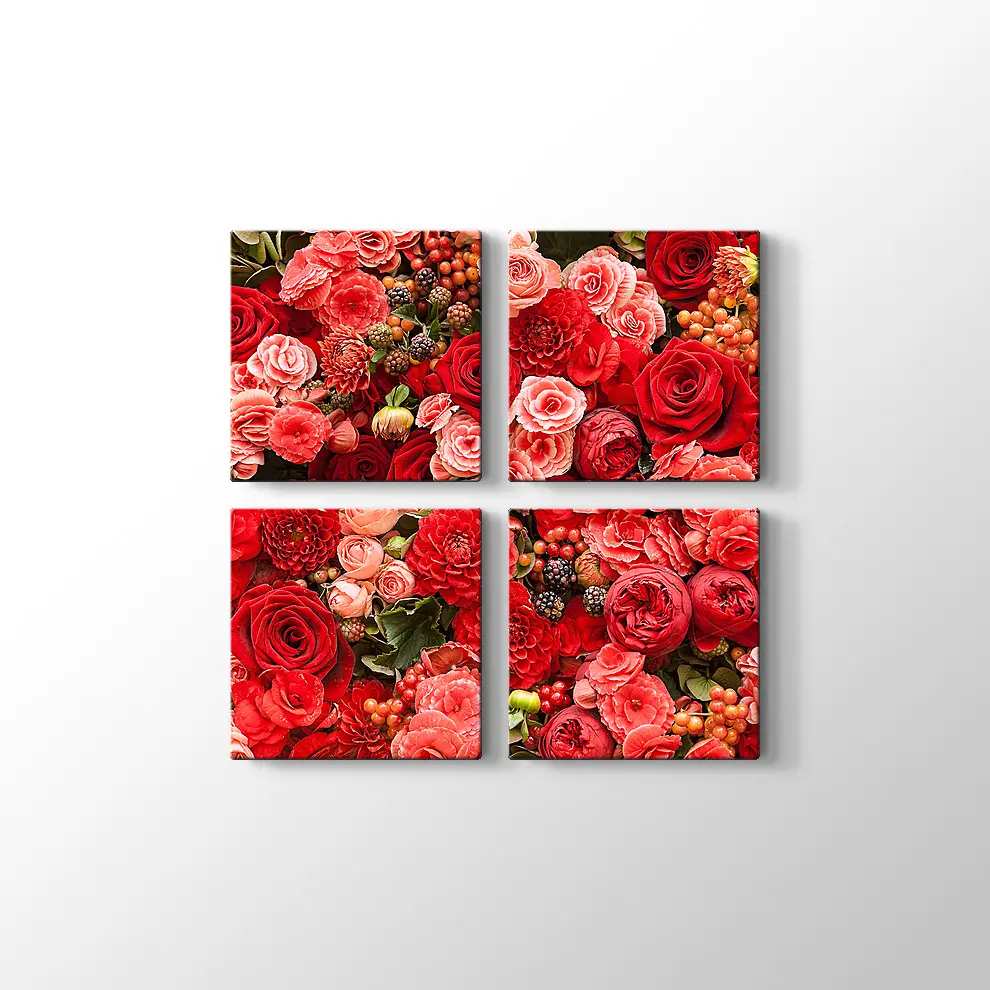 Gül Bahçesi Kanvas Tablo