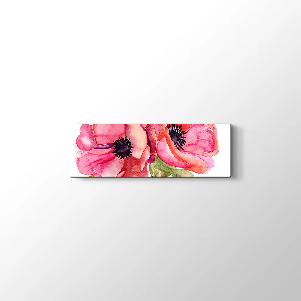 İki Gül Kanvas Tablo