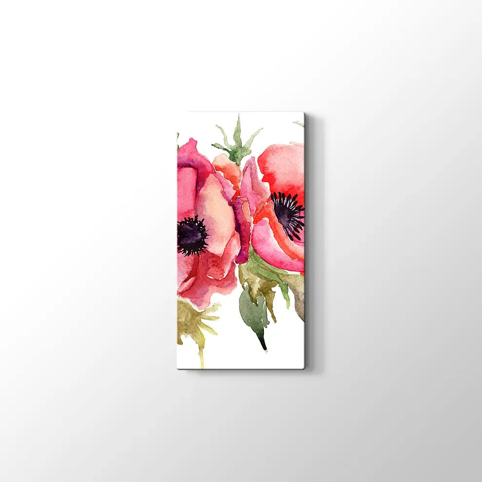 İki Gül Kanvas Tablo