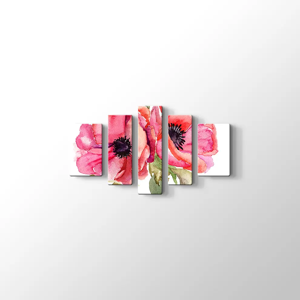 İki Gül Kanvas Tablo