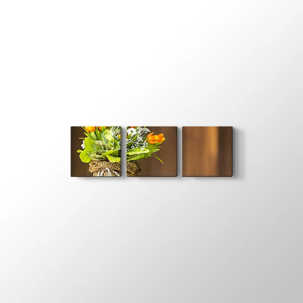 Sarı Laleler Kanvas Tablo