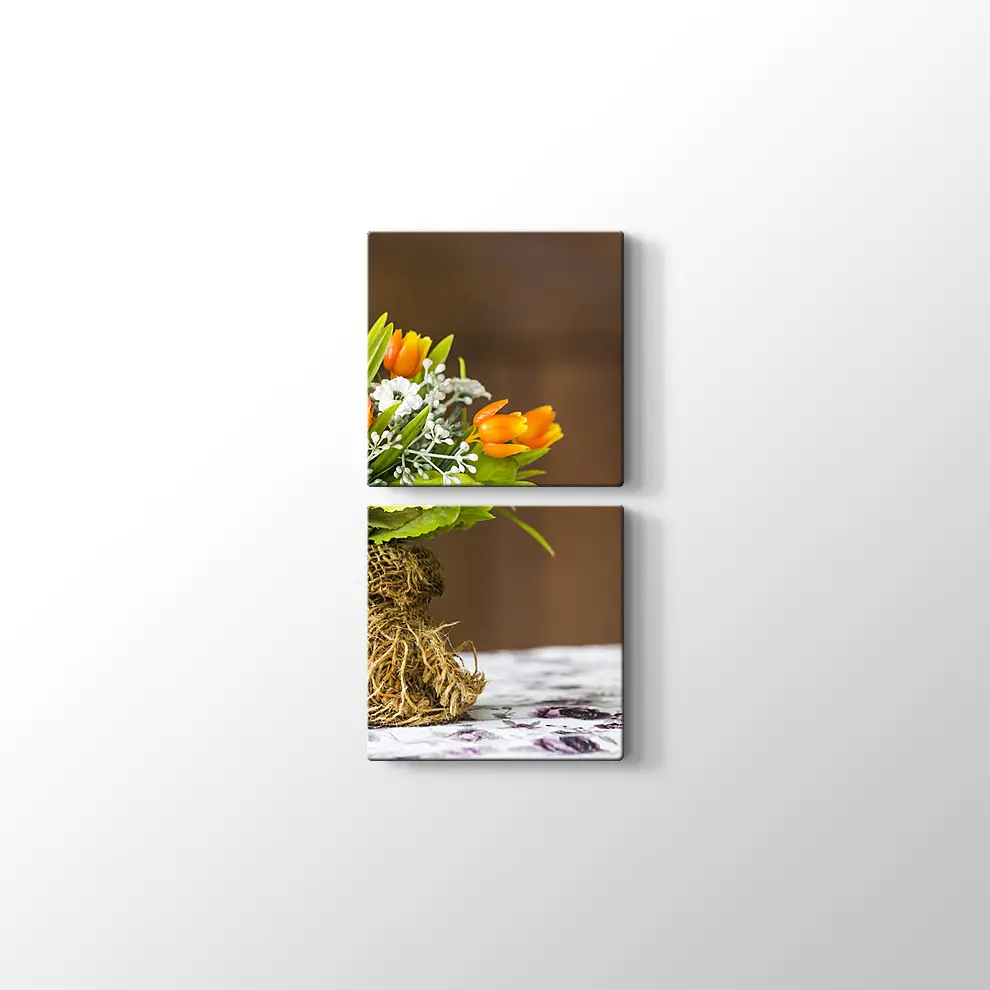 Sarı Laleler Kanvas Tablo