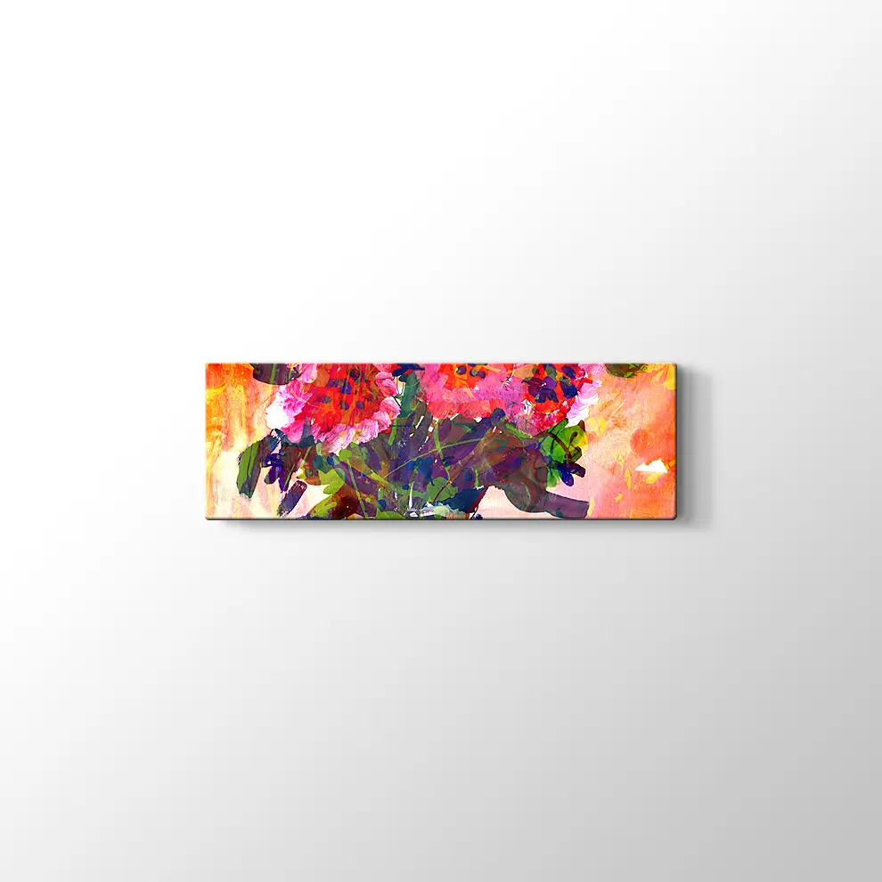 Vazodaki Çiçekler Kanvas Tablo