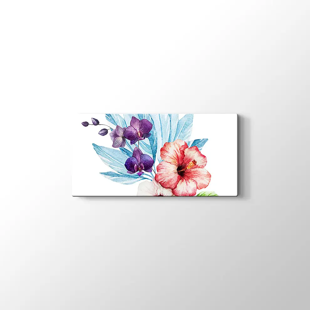 Kırmızı Zambak Kanvas Tablo