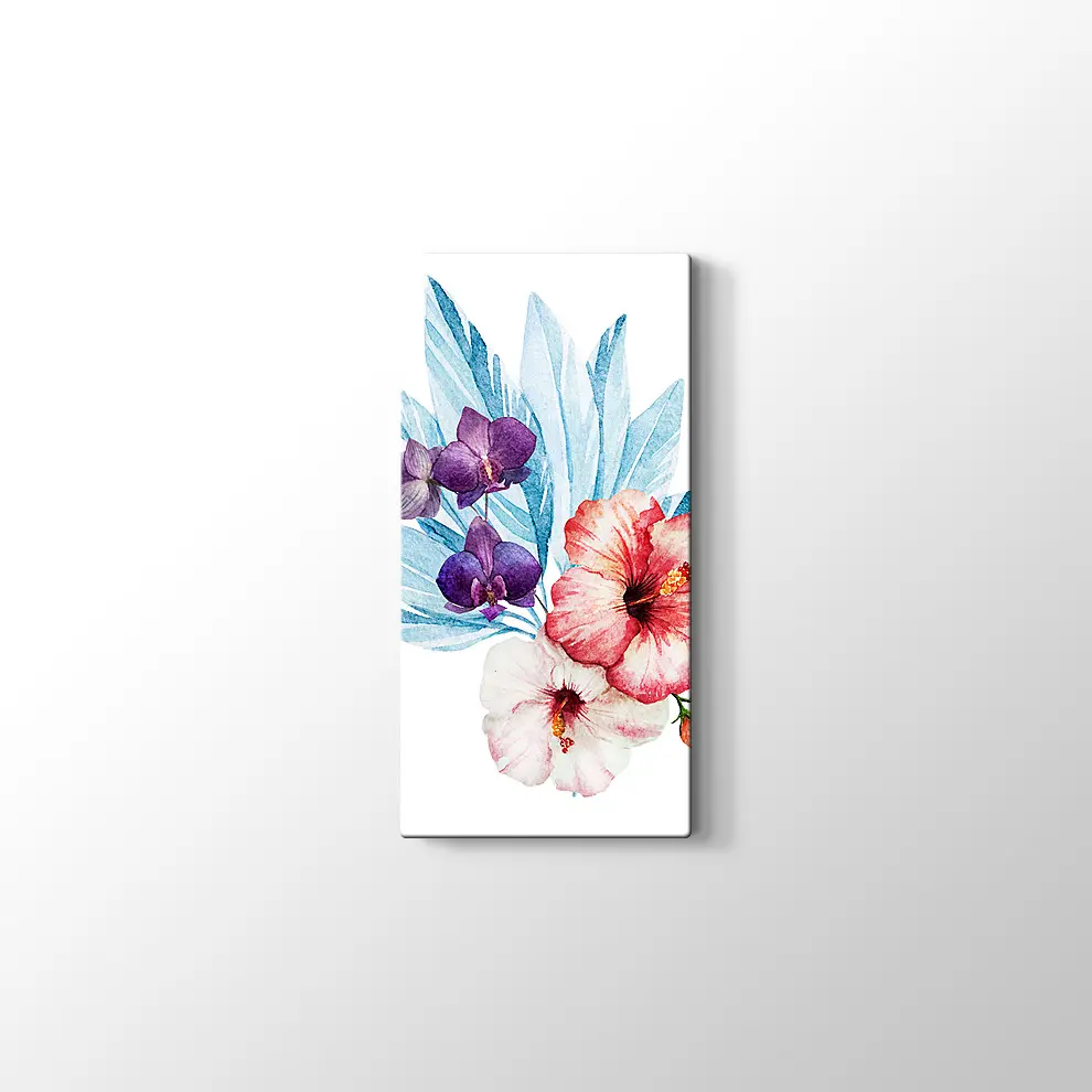 Kırmızı Zambak Kanvas Tablo