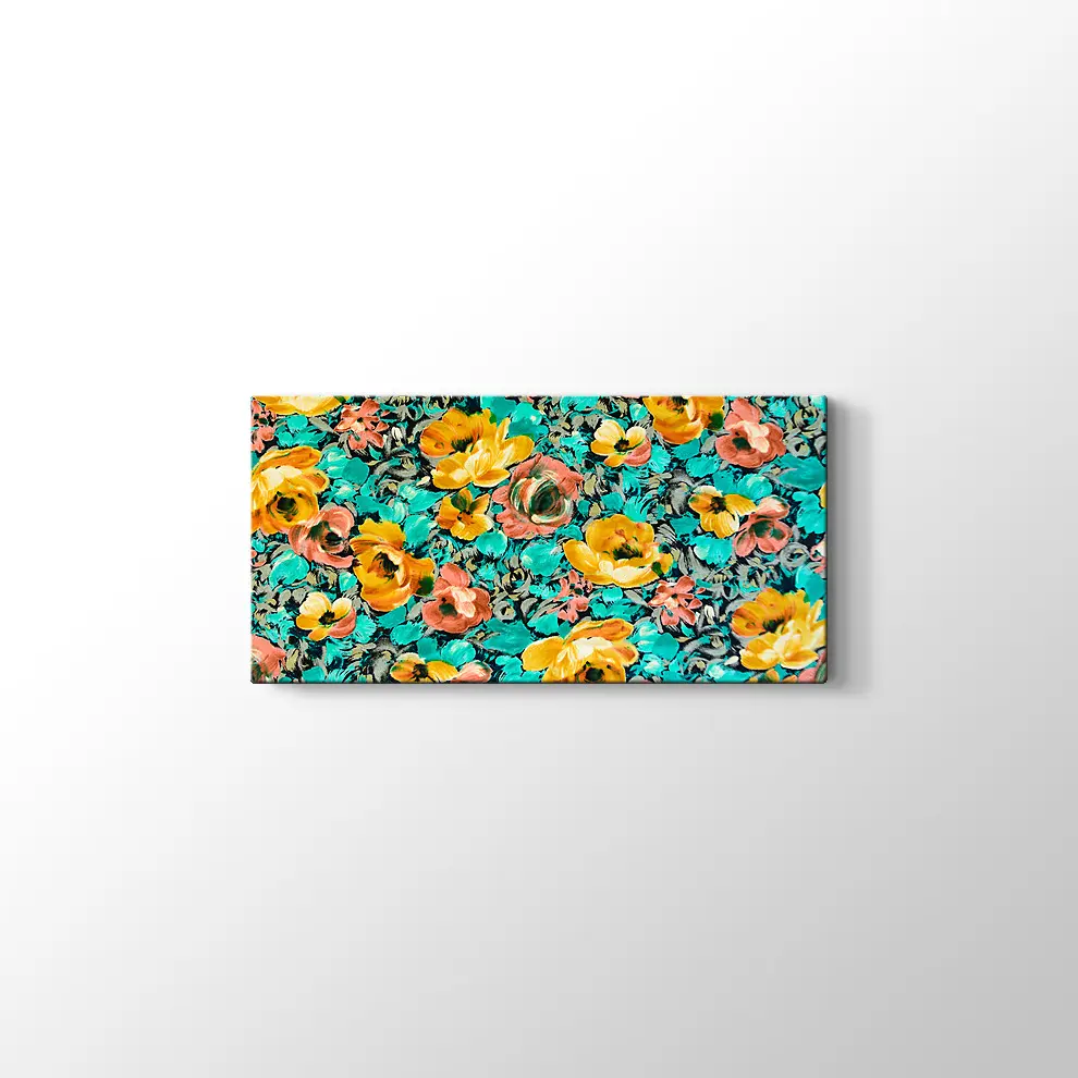 Sarı Güller Kanvas Tablo