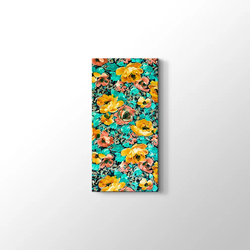 Sarı Güller Kanvas Tablo