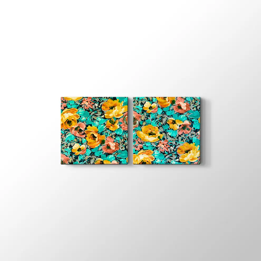 Sarı Güller Kanvas Tablo