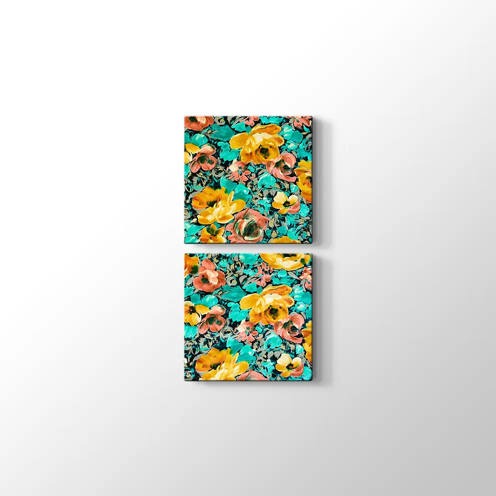 Sarı Güller Kanvas Tablo