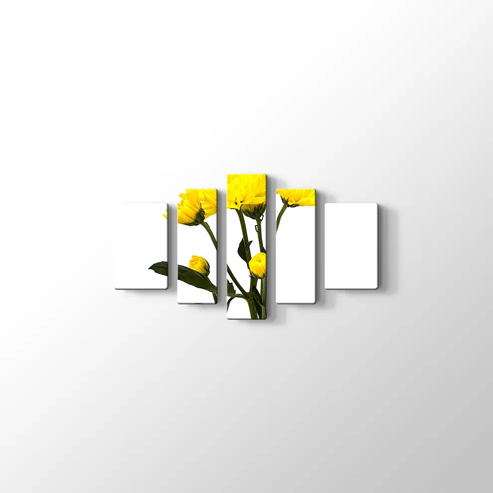 Büyüyen Çiçekler Kanvas Tablo