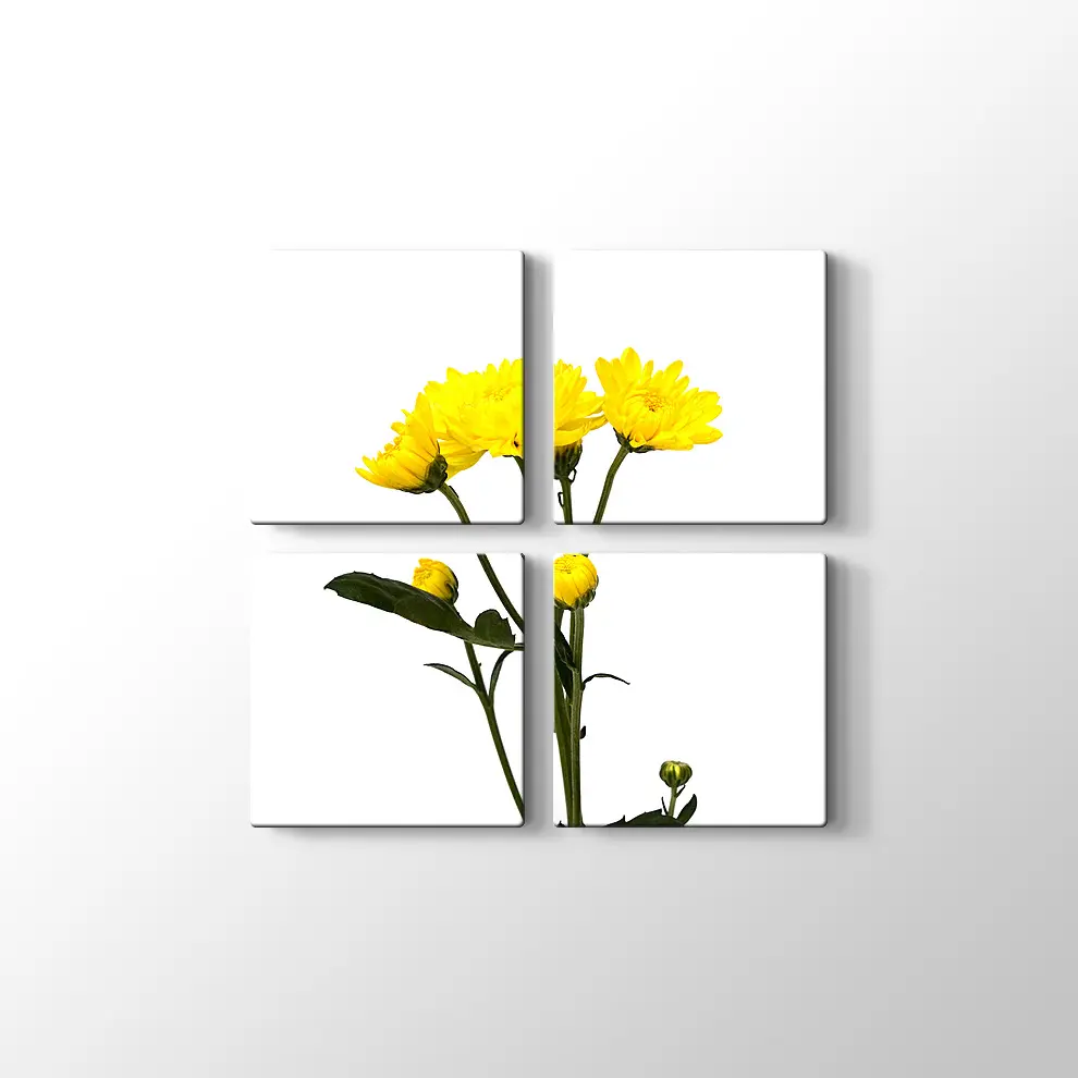 Büyüyen Çiçekler Kanvas Tablo