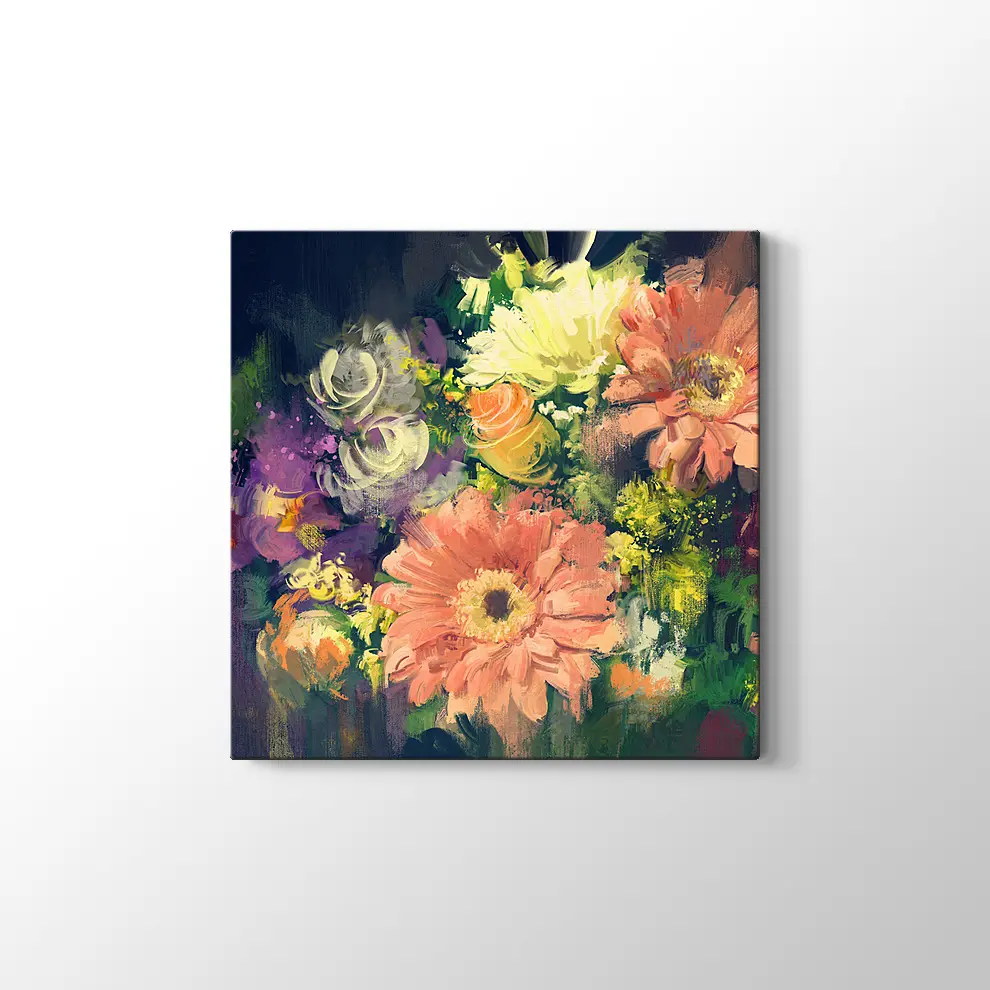 Yağlı Boya Buket Kanvas Tablo
