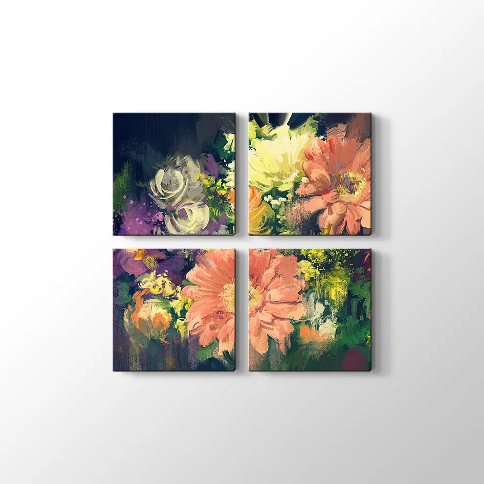 Yağlı Boya Buket Kanvas Tablo