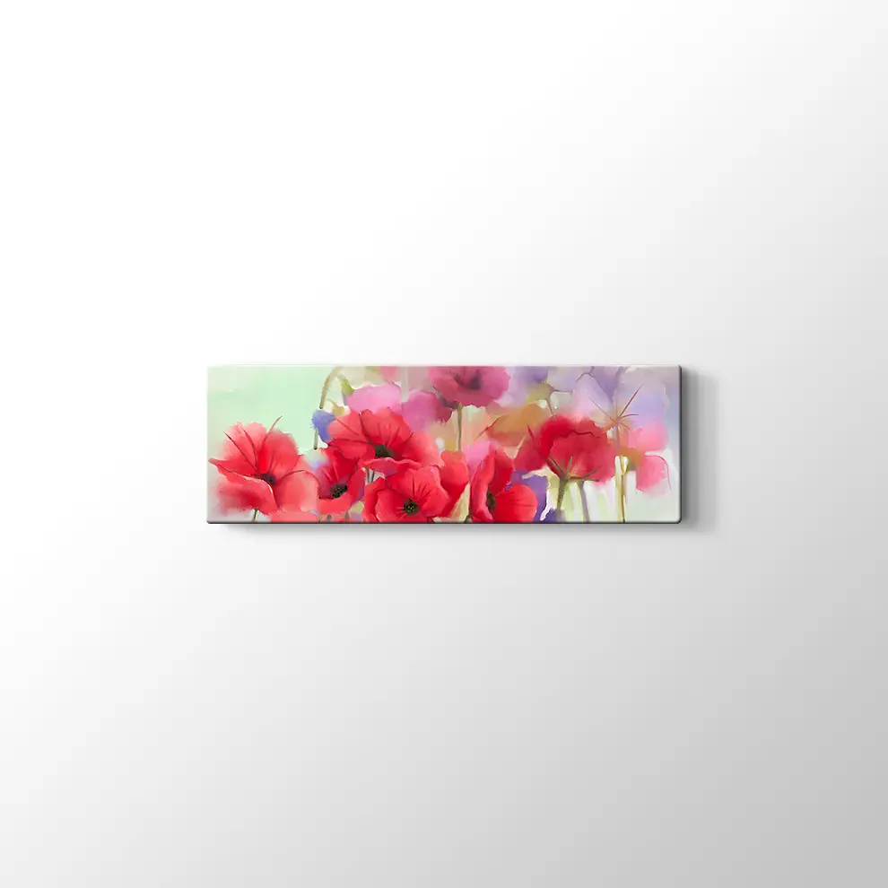 Gelincikler Kanvas Tablo