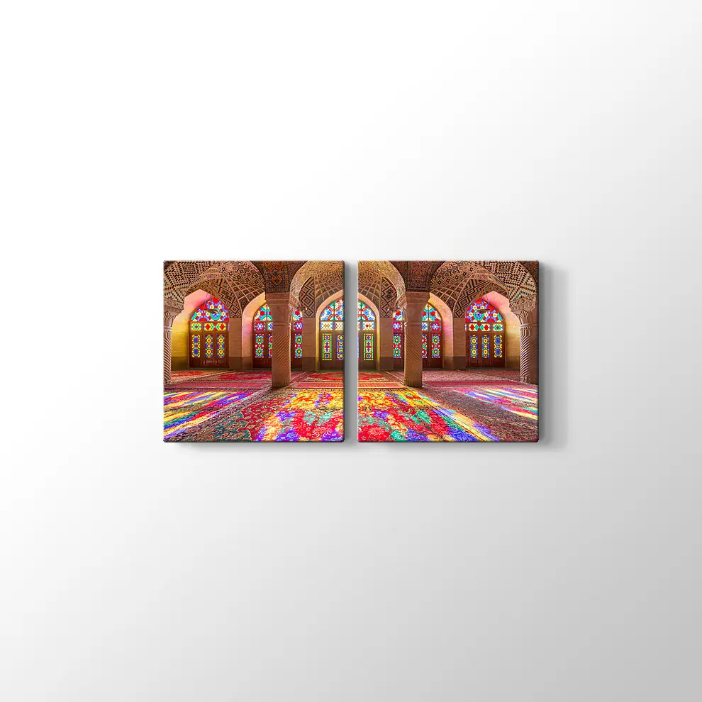 İran Nasir Al-Mulk Camii Kanvas Tablo