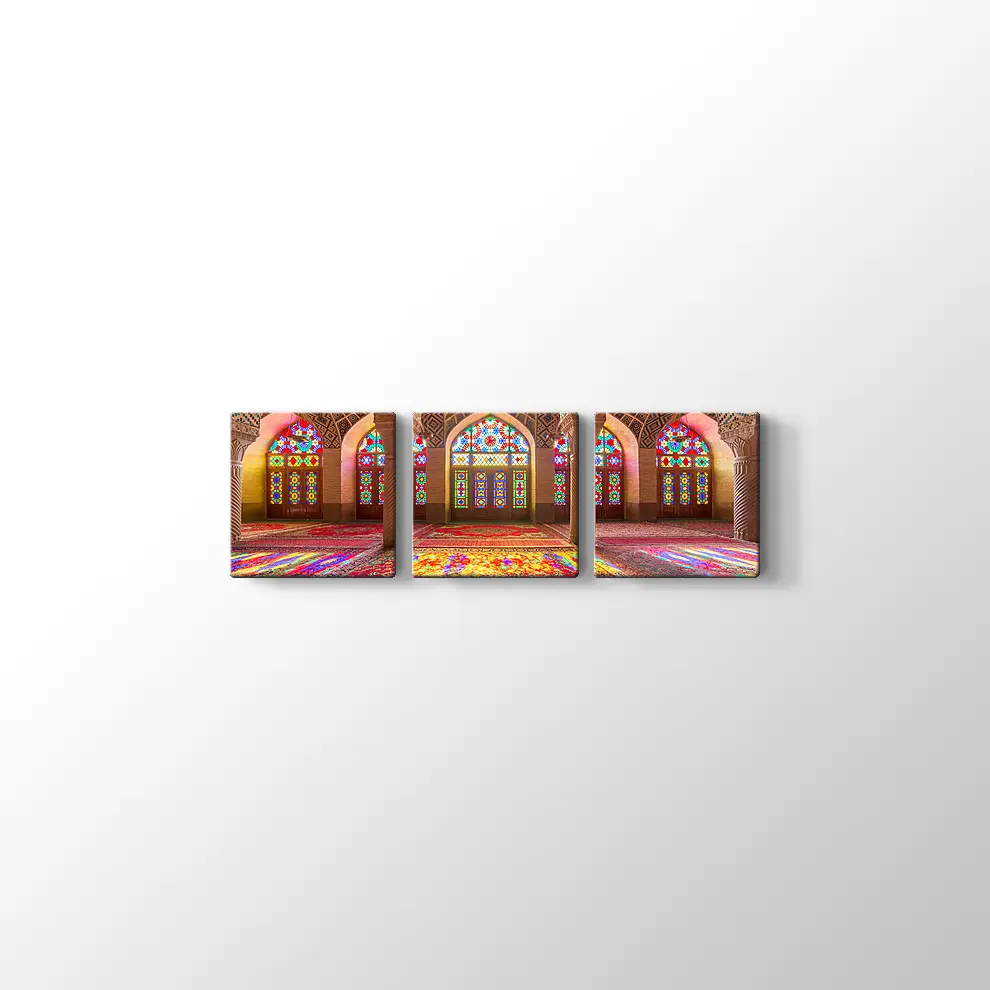 İran Nasir Al-Mulk Camii Kanvas Tablo