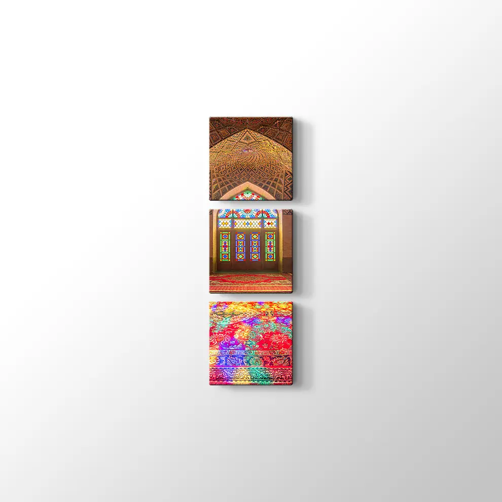 İran Nasir Al-Mulk Camii Kanvas Tablo