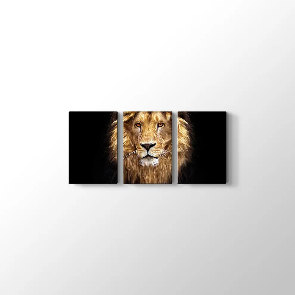 Aslan Kanvas Tablo