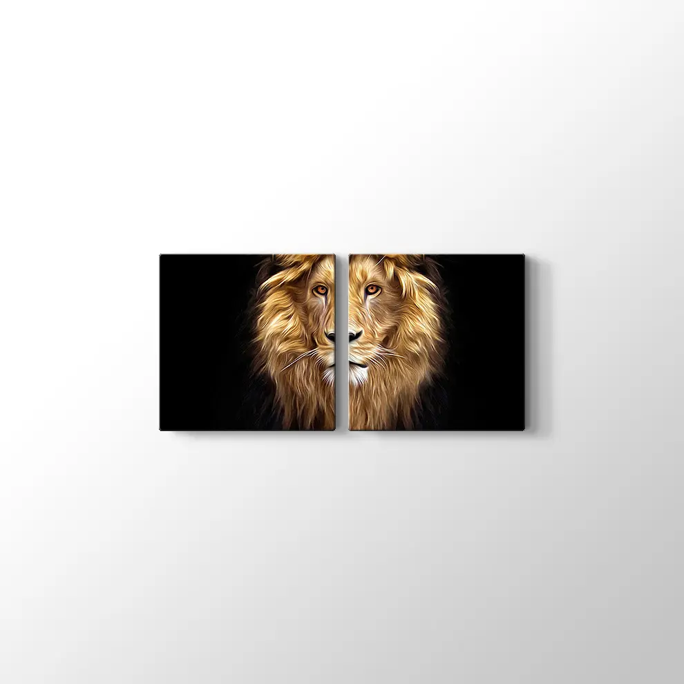 Aslan Kanvas Tablo