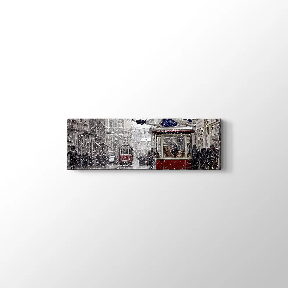 Beyoğlu'nda Kar Tablosu