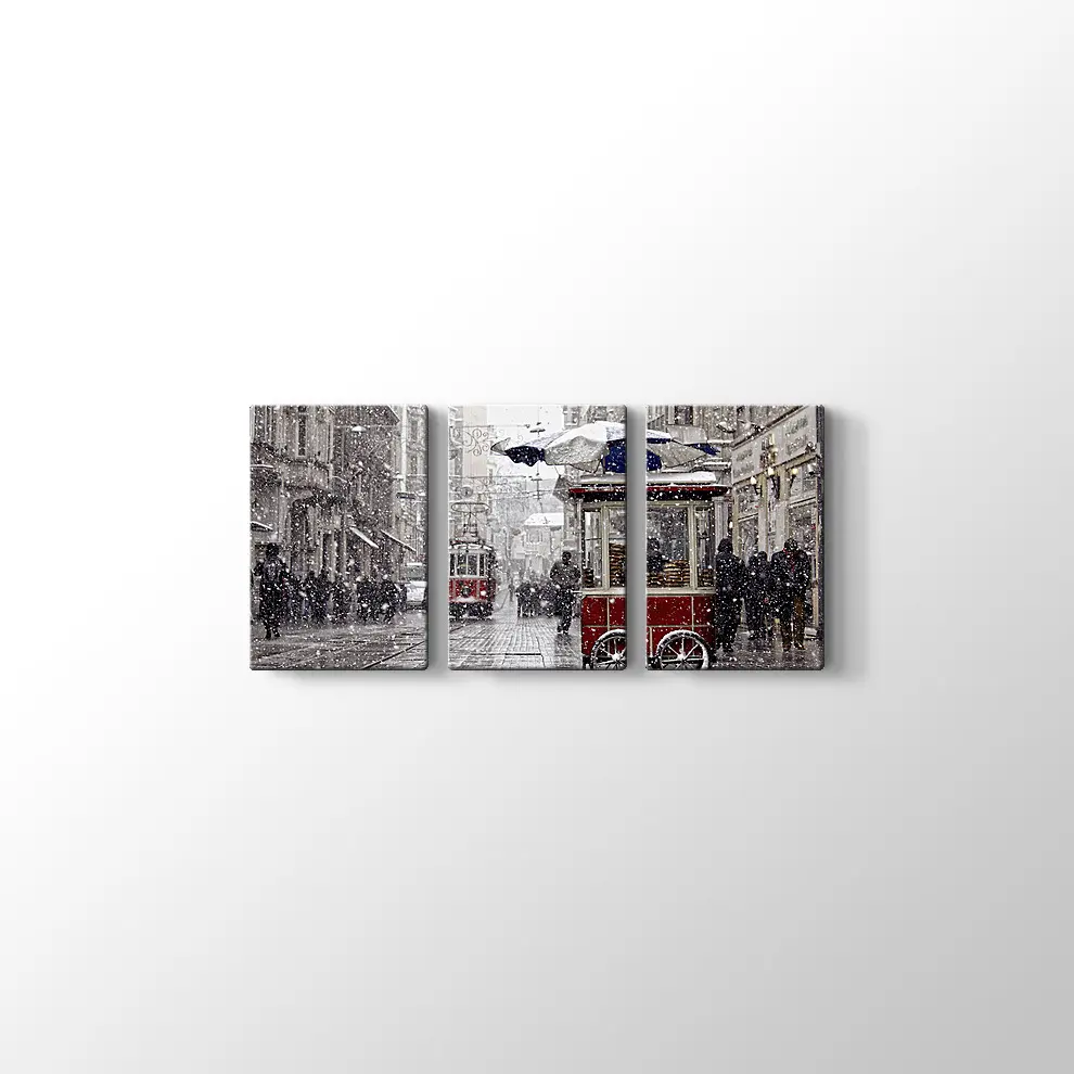 Beyoğlu'nda Kar Tablosu