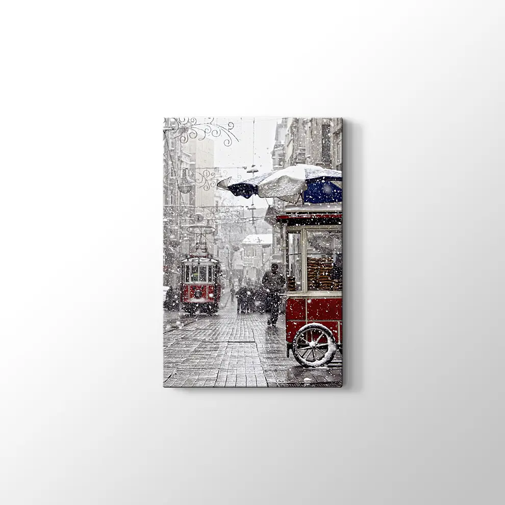 Beyoğlu'nda Kar Tablosu