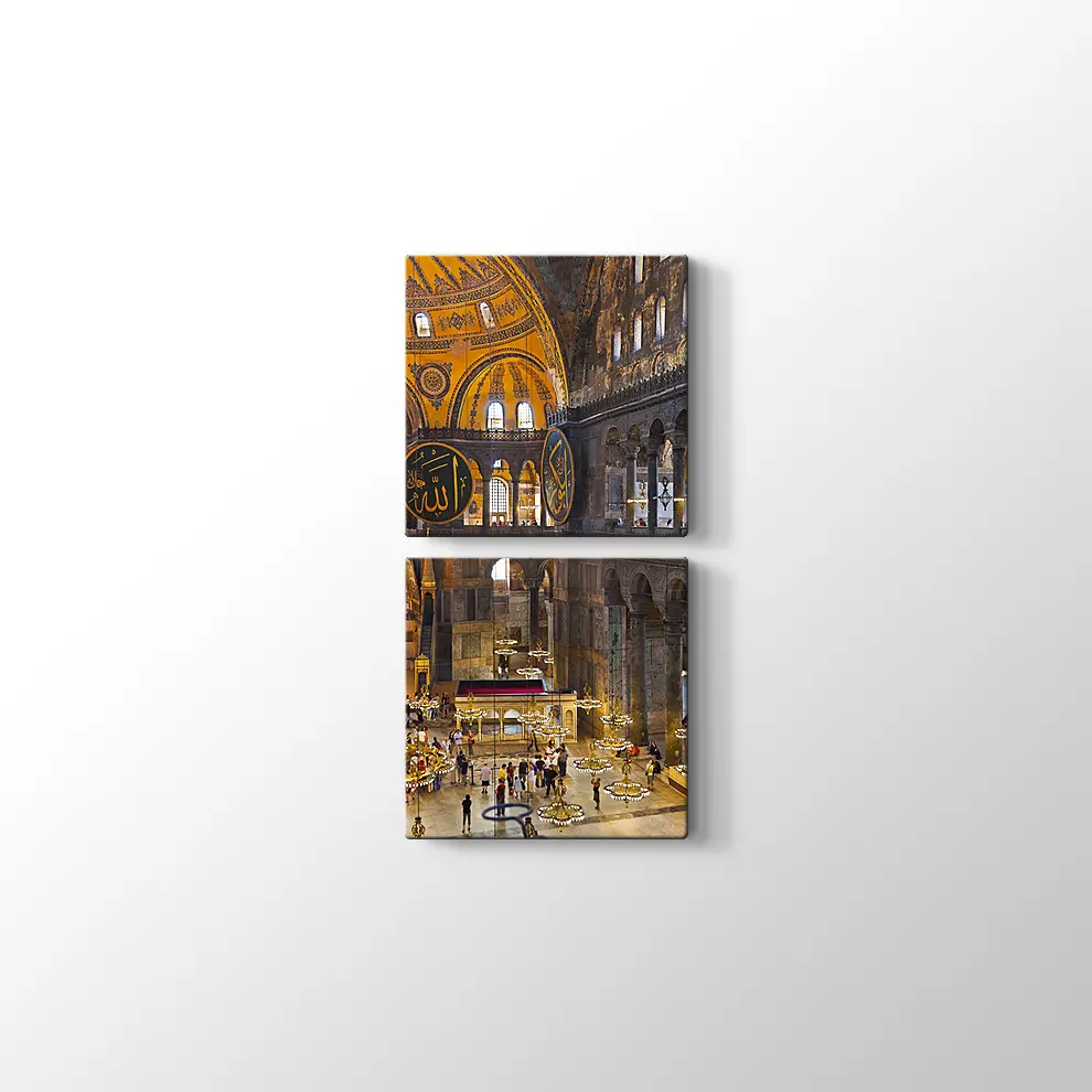 Ayasofya İç Mekan Kanvas Tablo