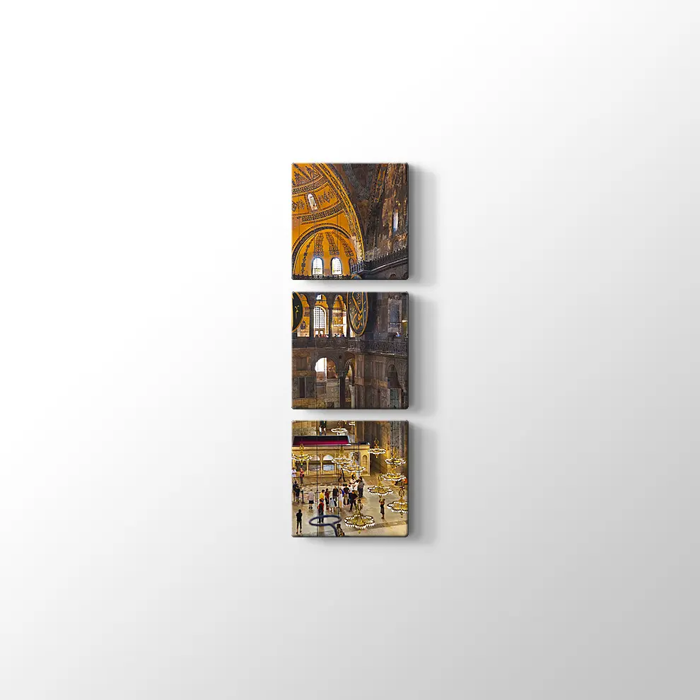 Ayasofya İç Mekan Kanvas Tablo