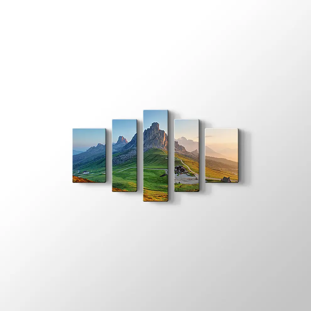 Dolomitler Kanvas Tablo