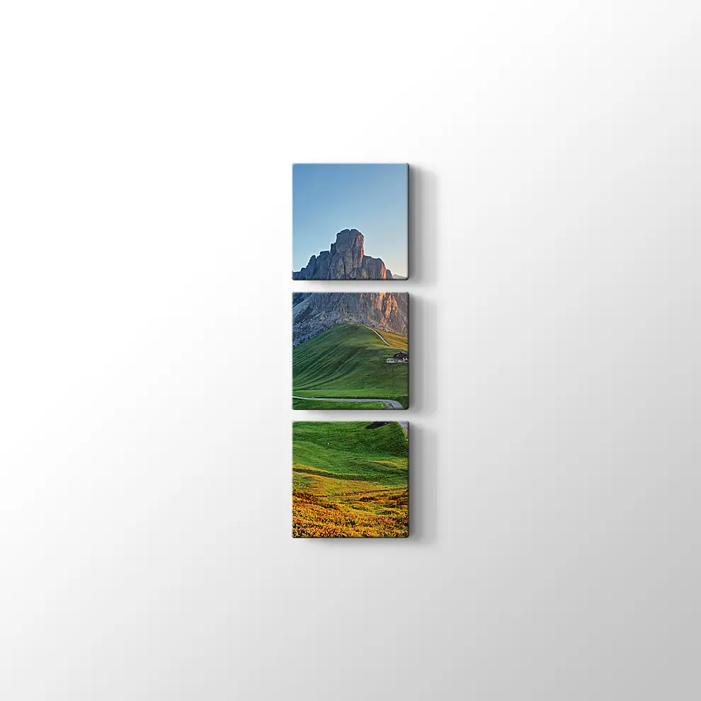 Dolomitler Kanvas Tablo