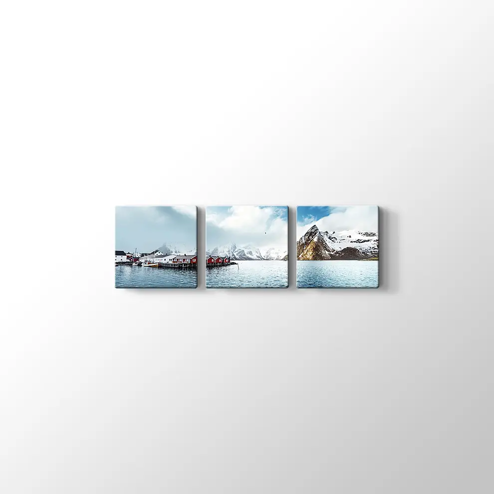 Lofoten Adaları Kanvas Tablo