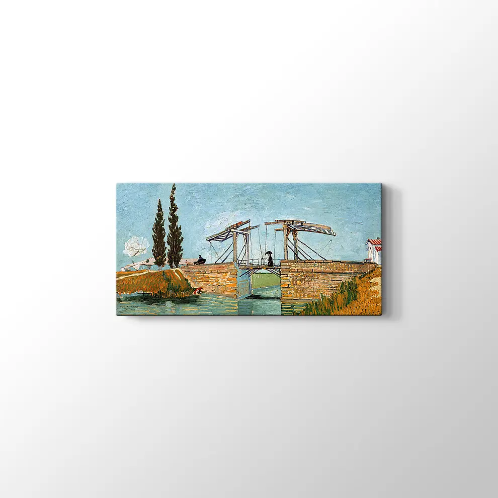 Van Gogh Köprüdeki Adam Kanvas Tablo