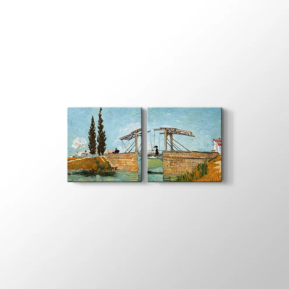Van Gogh Köprüdeki Adam Kanvas Tablo