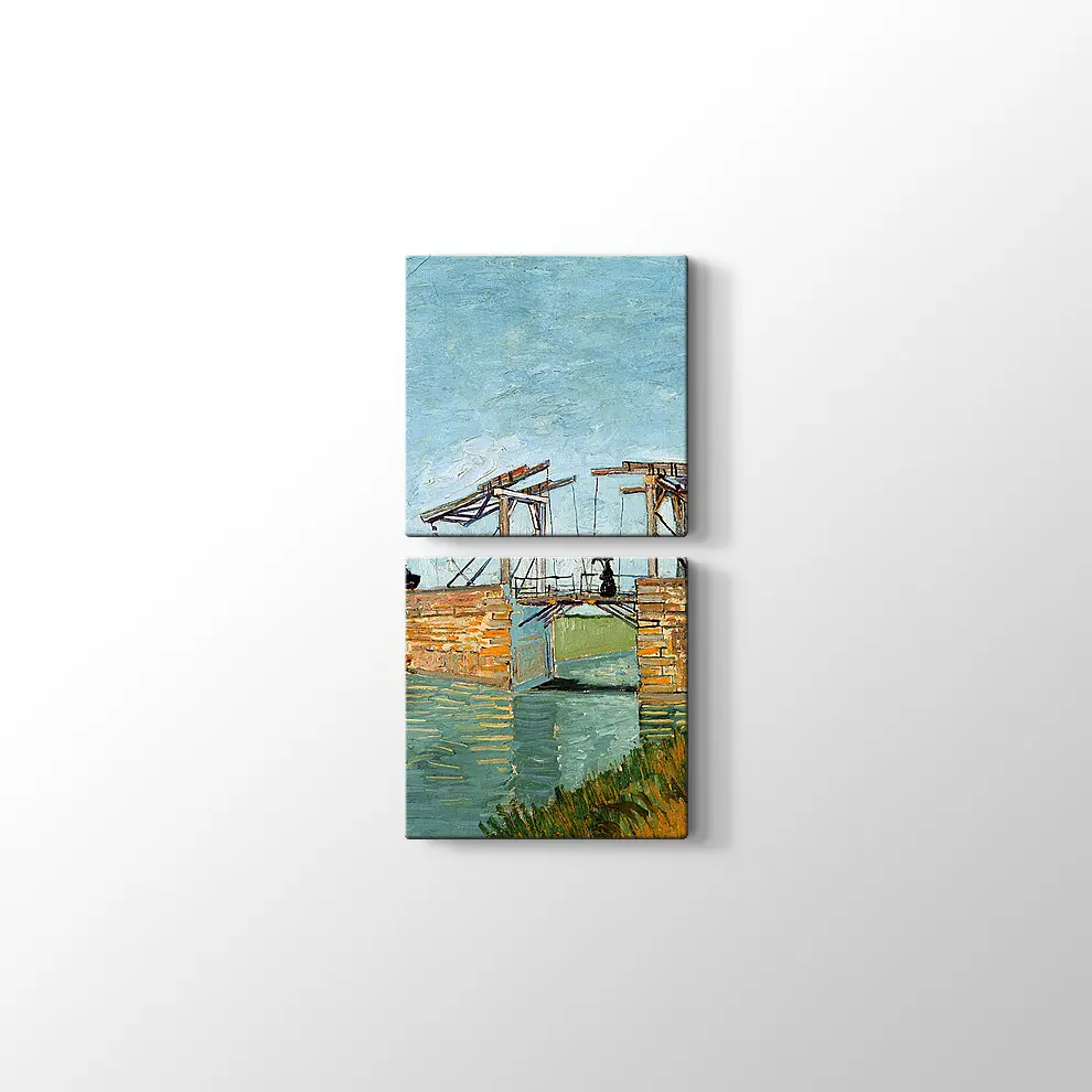 Van Gogh Köprüdeki Adam Kanvas Tablo